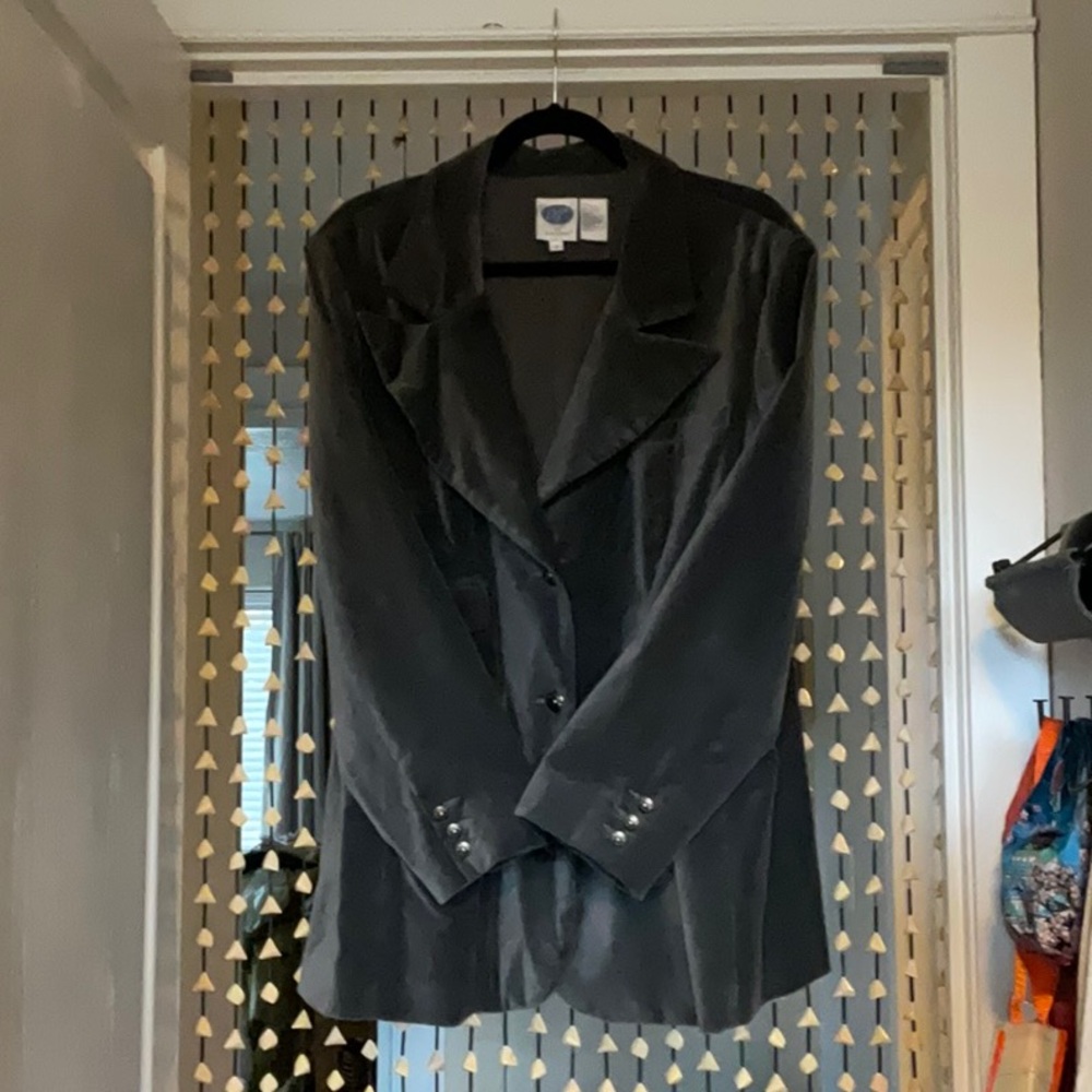 Velvet blazer